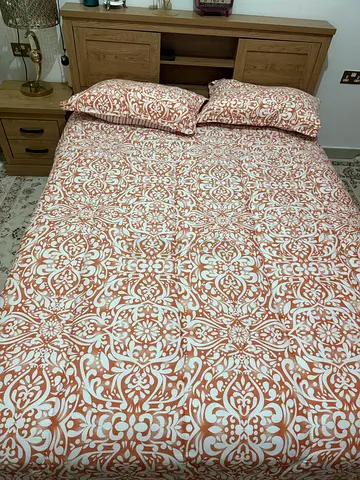 Elegant Bed Set with Intricate Design