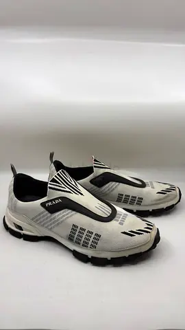Prada White Crossection Sneakers - Size 9