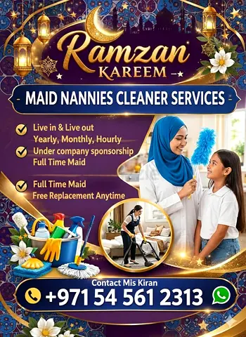 We are providing Housemaids nannies babysitting cleaner available