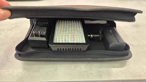 On camera powerful LED Video Light Incl Battery  Charger