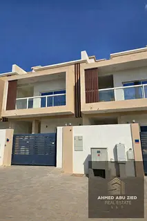 Townhouse, first occupancy in Al Zahia, 4 bedrooms including 2 master bedrooms, two floors, roof, ma