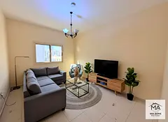 Most Spacious 1 bhk with 2 bath near park in muweillah commercial