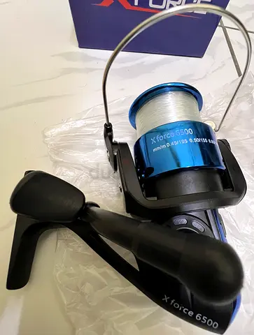 Fishing Reel 6500 with line Xforce Blue
