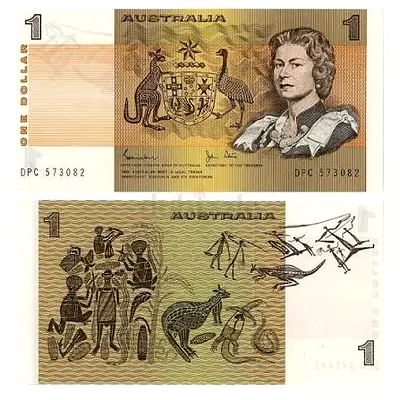Banknotes Australia 1 dollar