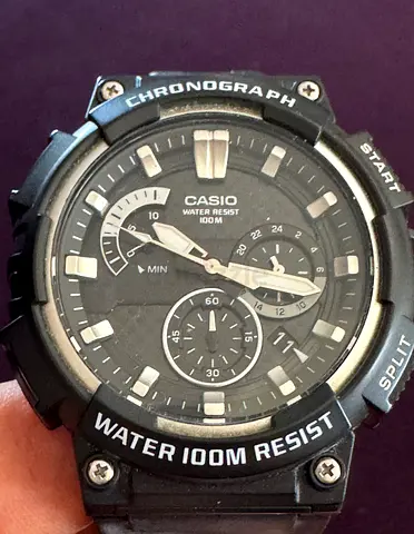 Casio Waterproof Chronograph Watch