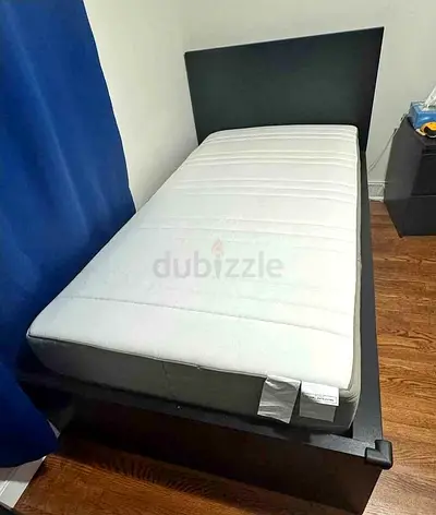 ikea malm single bed with mattress