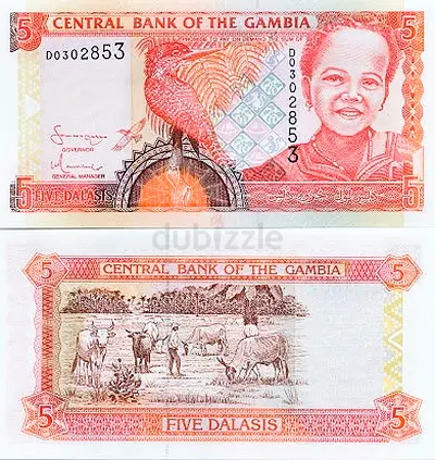 Banknotes Gambia