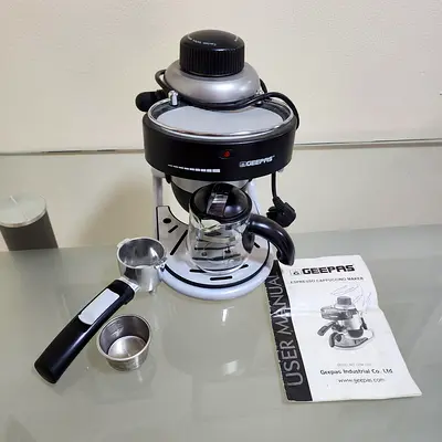 GEEPAS Espresso Machine with User Manual