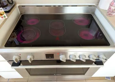 Selling BOSCH 90×60cm 5 Hobs Full Electric Ceramic Cooker Range