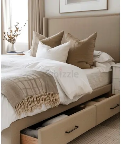 Premium high Quality 180*200 king size bed with drawers Bed