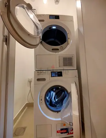 .Miele W1T1 White Edition WMV 960 WPS 9 kg washing machine and TMV 840 WP 9 kg tumble dryer