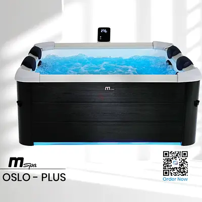 MSPA Oslo Plus Jet + Bubble Spa – 6 Seater Jacuzzi | LED | App Control | Brand New UAE