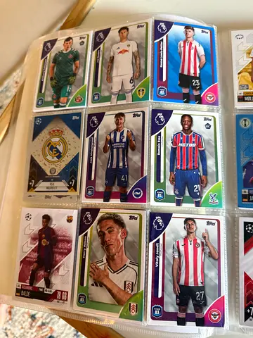 Collection of Football Trading Cards