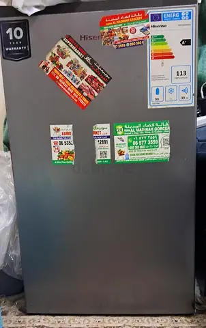 Hisense Mini Fridge – 90 – Perfect Condition   ثلاجة هايسنس – 90 لتر – بحالة ممتازة