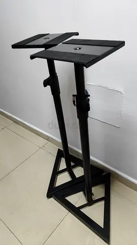 Heavy-Duty Height-Adjustable Monitor Stand /pair