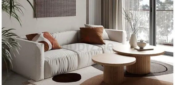 Comfy cozy 3 seater beige colour Sofa