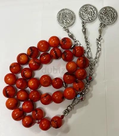 Antique Coral Prayer Beads مسباح أنتيك