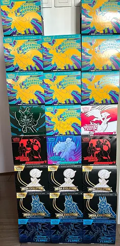 Pokemon TCG Empty boxes set