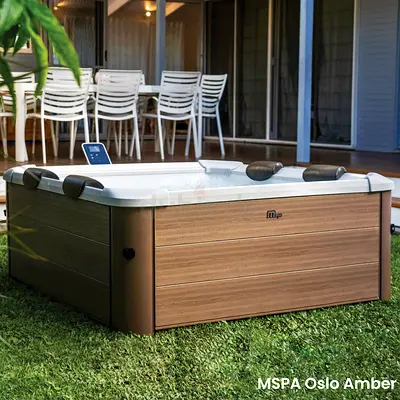 MSPA Oslo Amber Jet + Bubble Spa – 6 Seater | Brand New | UAE Delivery Available
