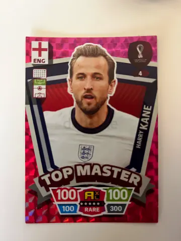 Adrenalyn CO Qatar World Cup 2022 No.4- Top Master Harry Kane