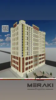 With a 30,000 AED ,,,,,,loodown payment, own a one-bedroom apartment with a balcony and a completely