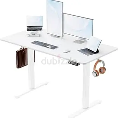 Brand New Standing Desk Height Adjustable Desk Standing Desk 120 X 60cm (white)