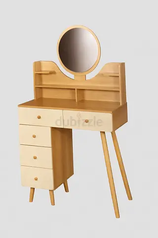 Stylish Wooden Dressing Table with Mirror
