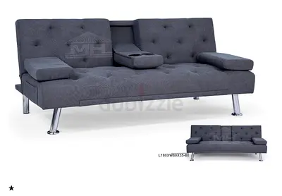 Comfortable Modern Sofa with Cup Holder