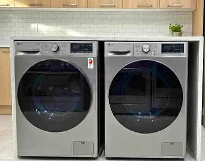 LG new model washer and dryer digital set ThinQ model 9 kg washer 9 kg dryer.