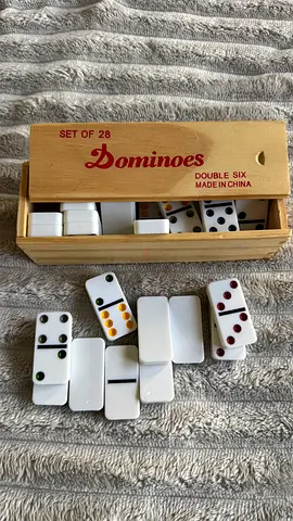 Classic Wooden Dominoes Set - Fun for All Ages Game Toy