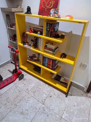 Stylish Yellow Bookcase for Sale
