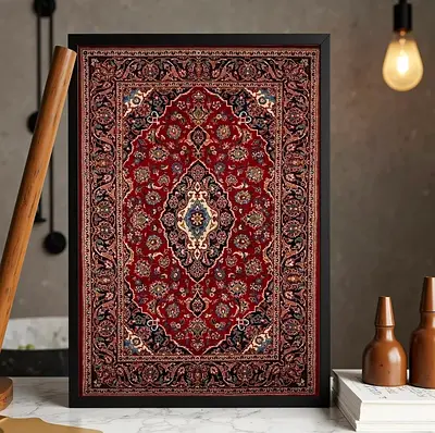 Wall Art frame - Classic Persian Carpet Canvas Art !