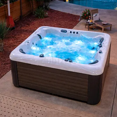 POLSPAS Nirvana 520D (PEIPS RANGE)  – Luxury 6-Seater Spa with Lounge Seating  LED Ambience