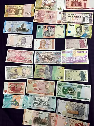 Collection of World Banknotes