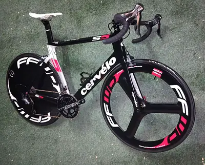 FullCarbon Cervalo S5 SpecialEditinBike Shimano Ultegra Fast-Forward DiscCarbonWheelSet HeavyPerfoma