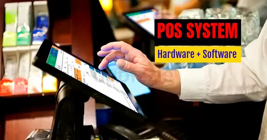 Smart POS cashier machine for laundry business complete billing solution