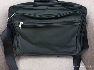 Black Messenger Bag for Everyday Use