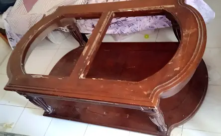 Vintage Wooden Coffee Table - A Unique Addition to Your Living Space