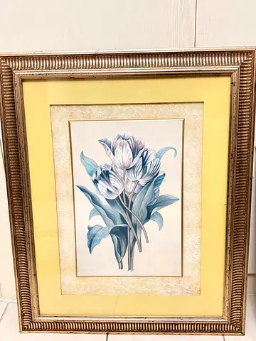 Framed Floral Art Print