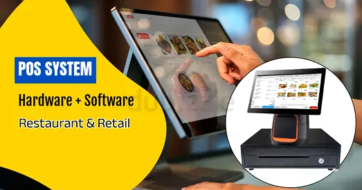 Business POS cashier machine |  with software |  ideal for restaurant, Salon, retail and more
