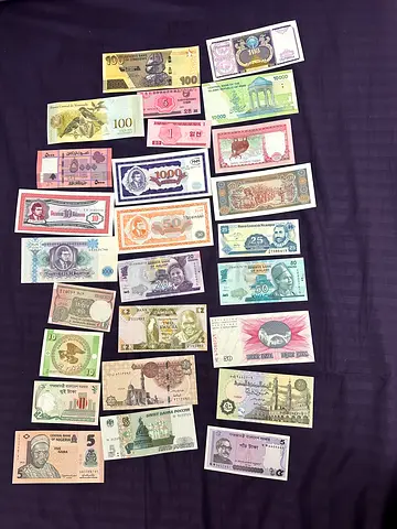 Collection of International Banknotes