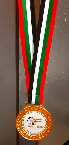 Indian independence day medal