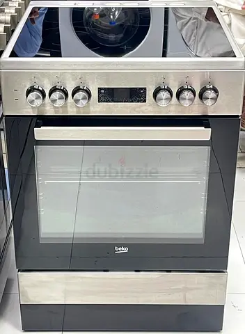 Beko Freestanding Electric Ceramic 4 hobs cooking range oven fan stove 60X60
