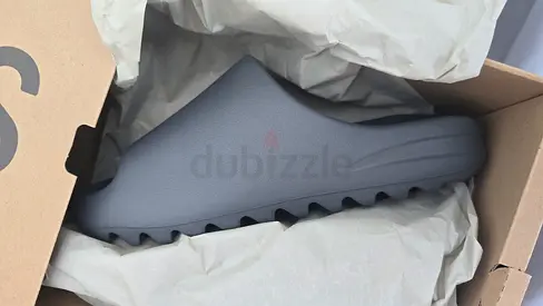 Stylish Grey Slides in Original Box