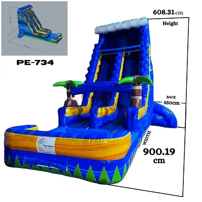 Splash into Fun with YB Celebration Pool Slide! INFLATABLE