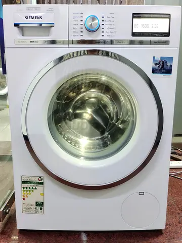 siemens iq800 9 kg washing machine 1600 rpm speed for spin touch screen inside light