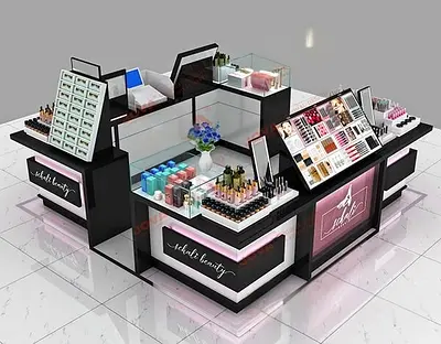 Modern Beauty Cosmetics Kiosk