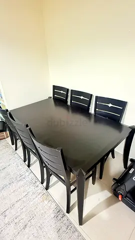 Dining table 6 chairs