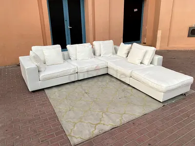 Comfortable Marina home Sofa with footstool Perfect Condition