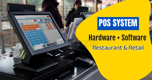 Advanced POS system for car showrooms | touch POS with printer , cash drawer and software